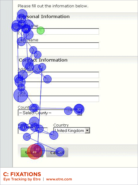 Option C: Fixations