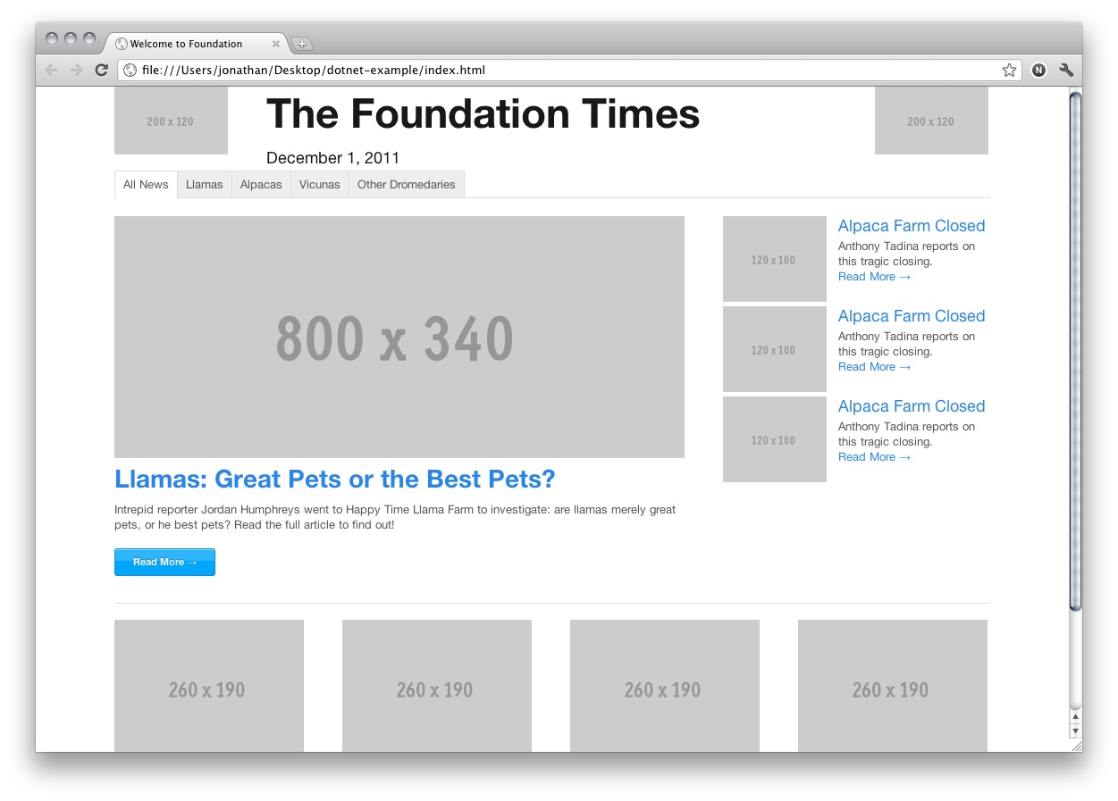 foundation-prototype-framework-homepage-basic