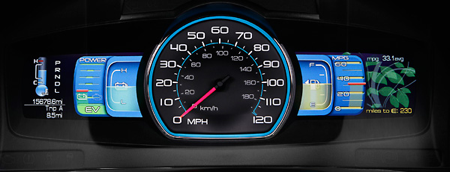 Ford Fusion dashboard display